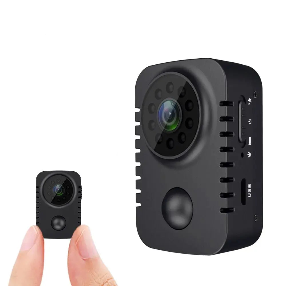 Mini Camera 1080P Full HD Smart WiFi Pocket Camcorder Black