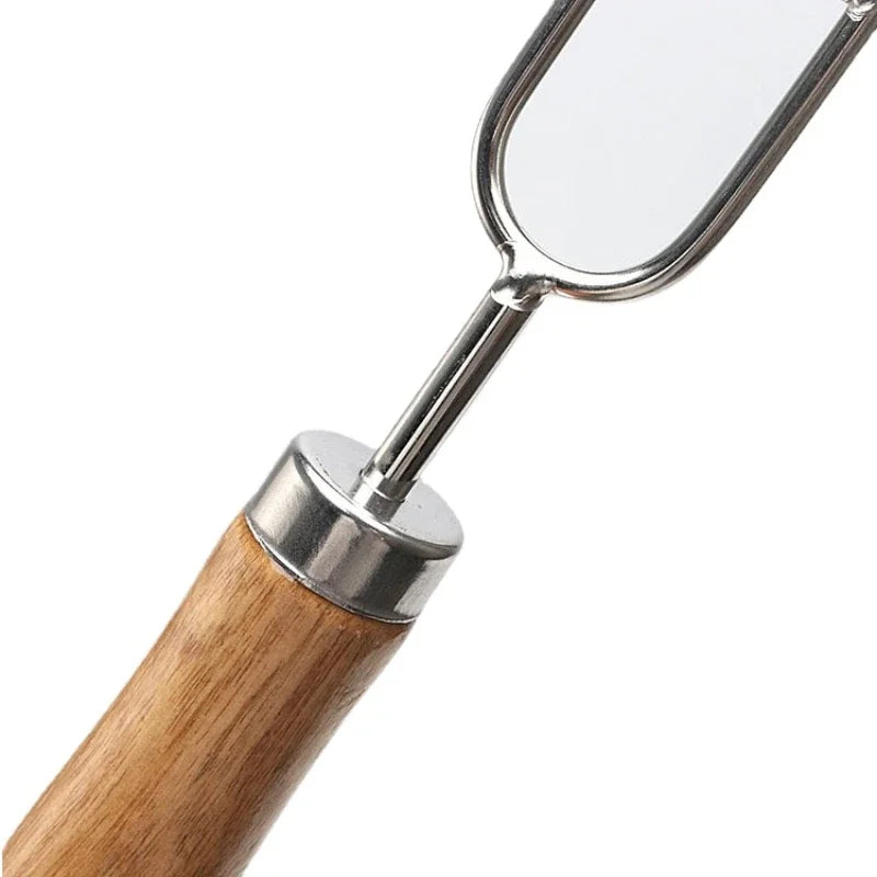 10PCS Stainless Steel BBQ Skewers Black