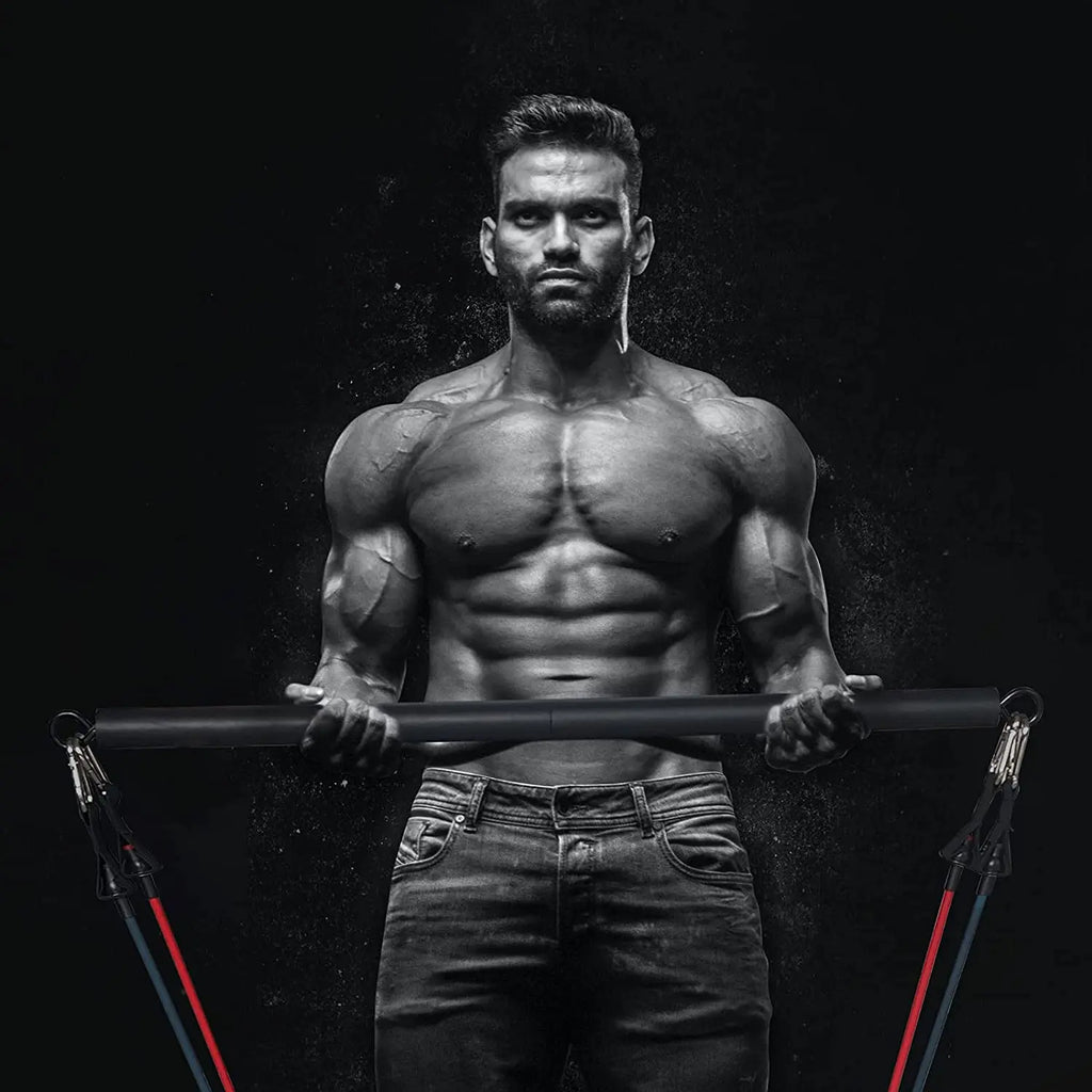 Resistance Band Bar – Portable Detachable Pilates Bar