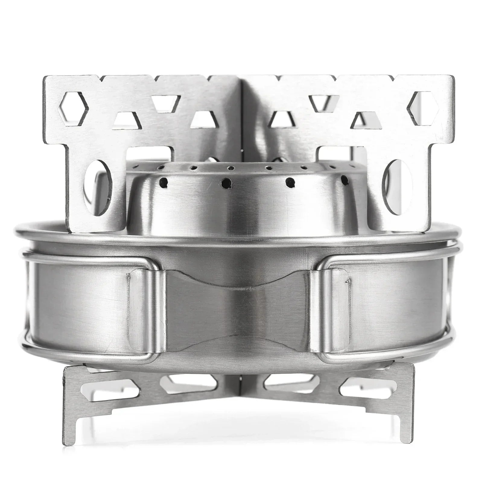 Camping Alcohol Stove w Cross Stand