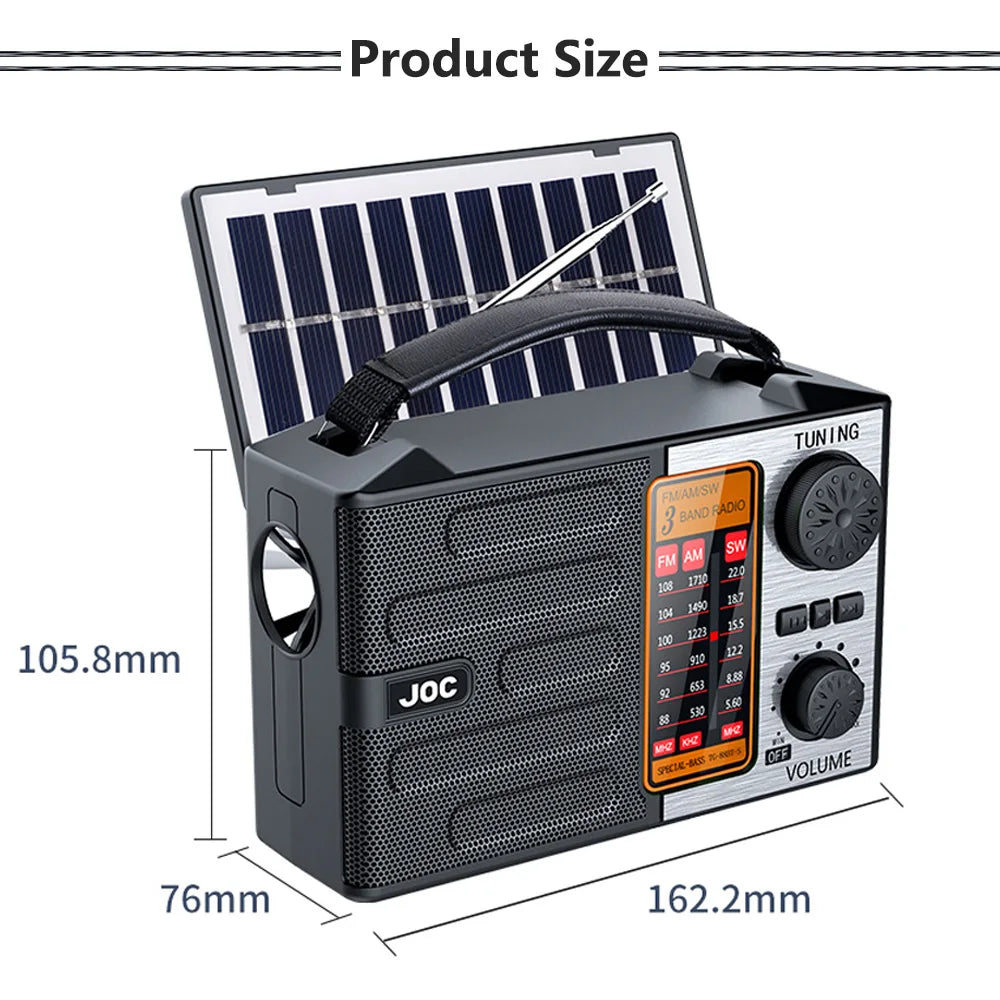 Rechargeable High-Sensitivity Radio Black