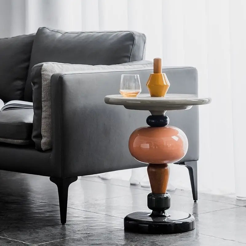 Nordic Creative Side Table - Versatile 45x69cm Wall-Mounted Design