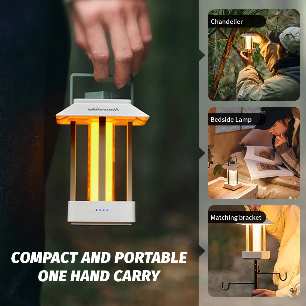 Ultralight Portable Camping Lamp Outdoor Tent Lantern Green