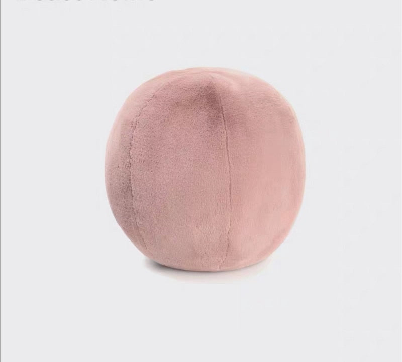Ball Shaped Stuffed Plush Pillow
