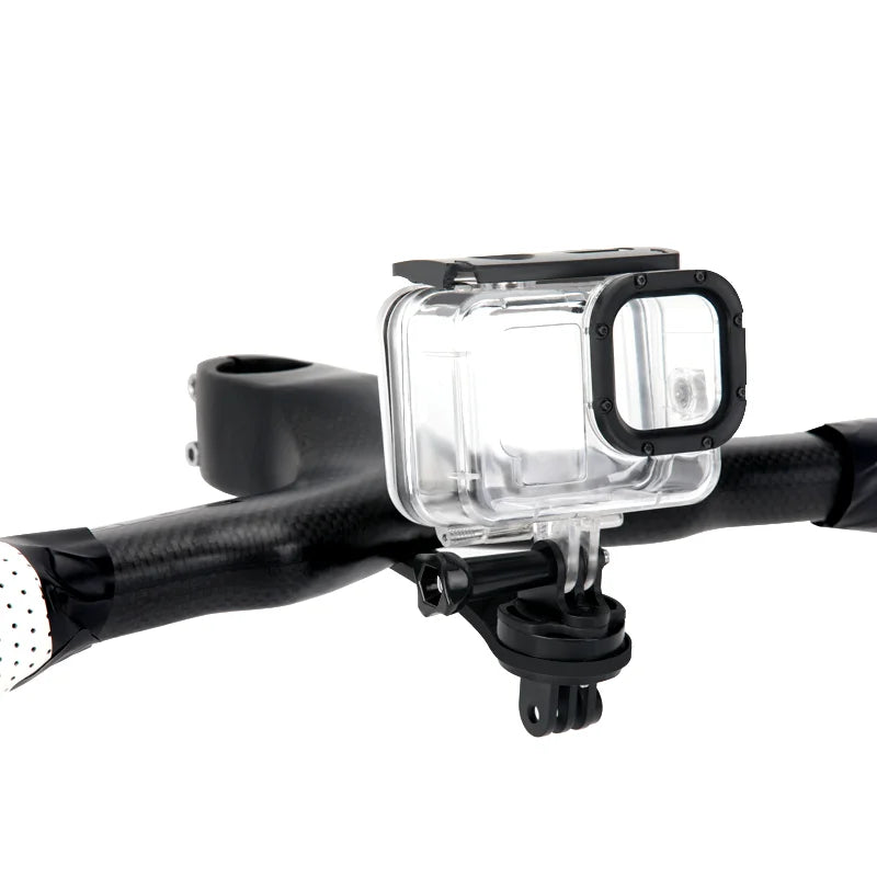 Bicycle Computer & Action Camera Mount – Bike Handlebar Bracket for Cycling Computer, Headlight & Camera