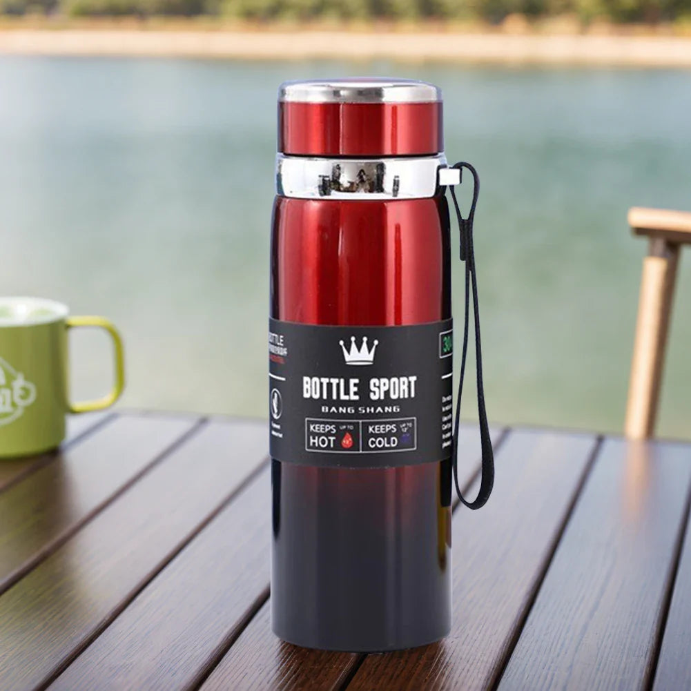 1L Thermal Water Bottle Red