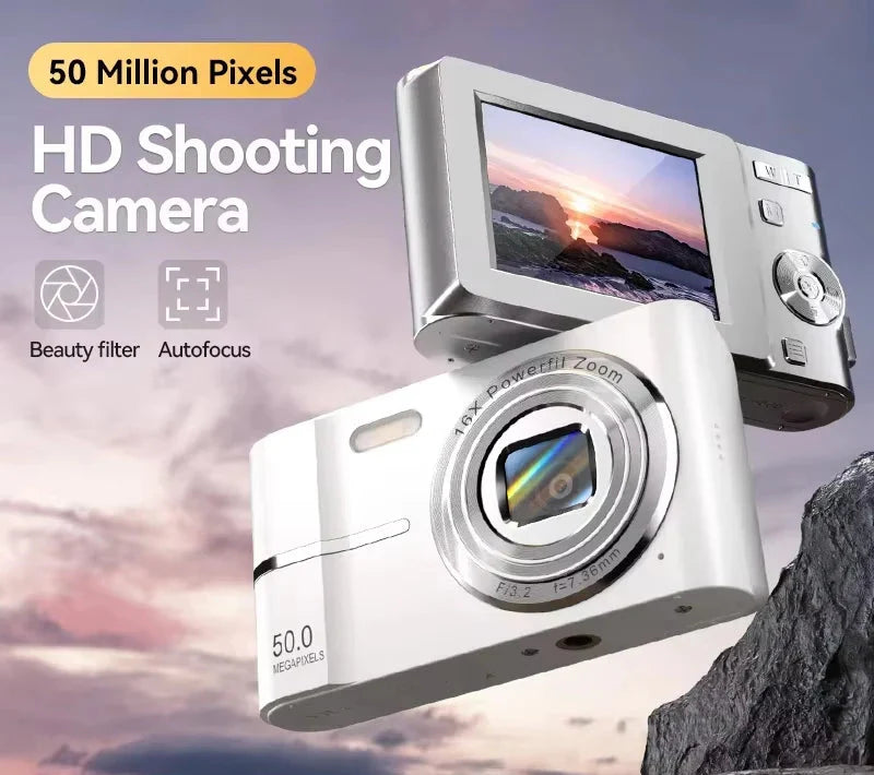 Digital Camera HD Video Recorder Silver