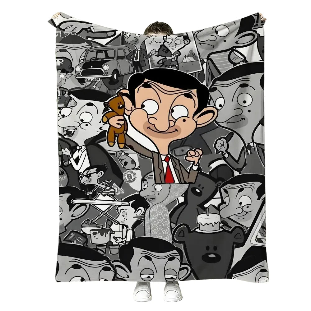 Comedy Character Flannel Throw Blanket