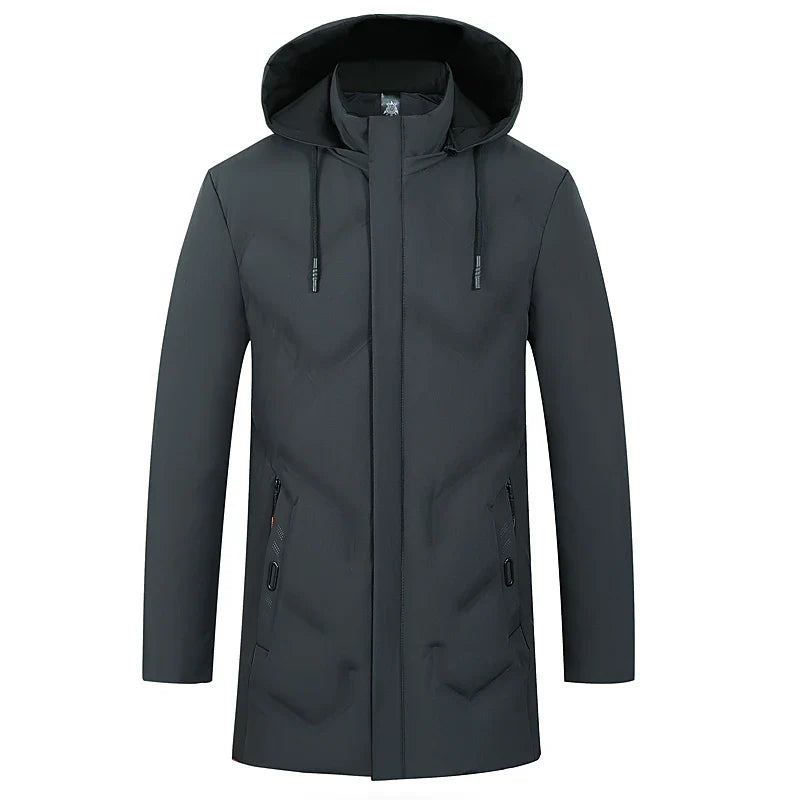 Designer Men's Hooded Bubble Parka Jacket