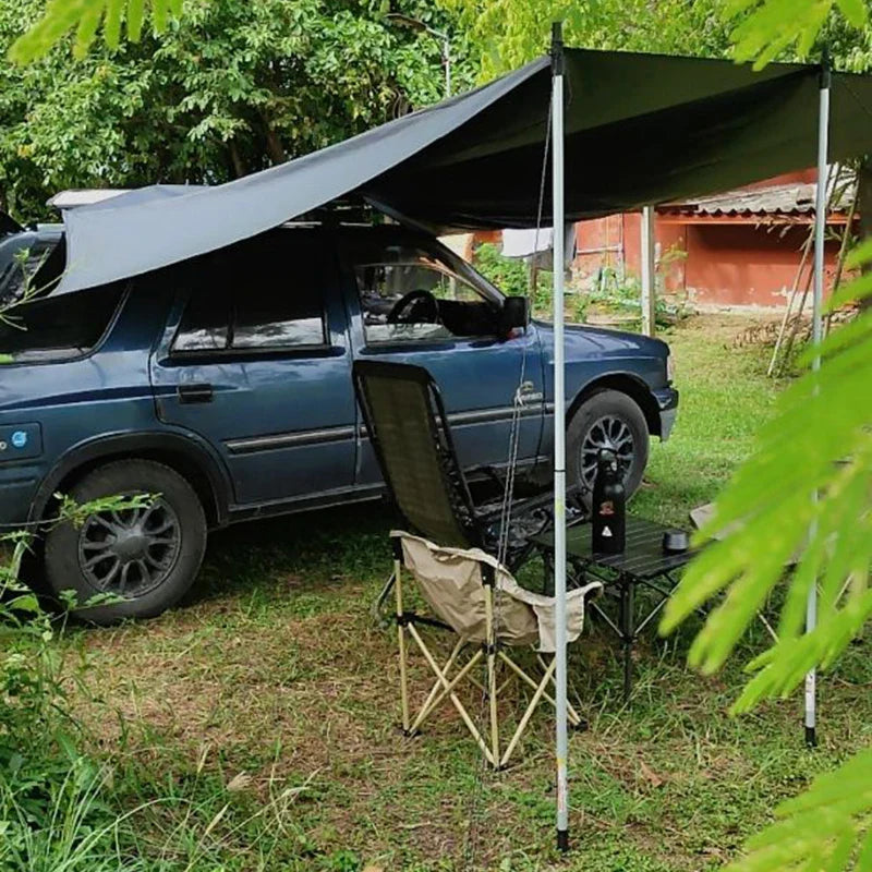 Car Side Awning 2×3M – Bat Shape Waterproof Camping Tarp Shelter