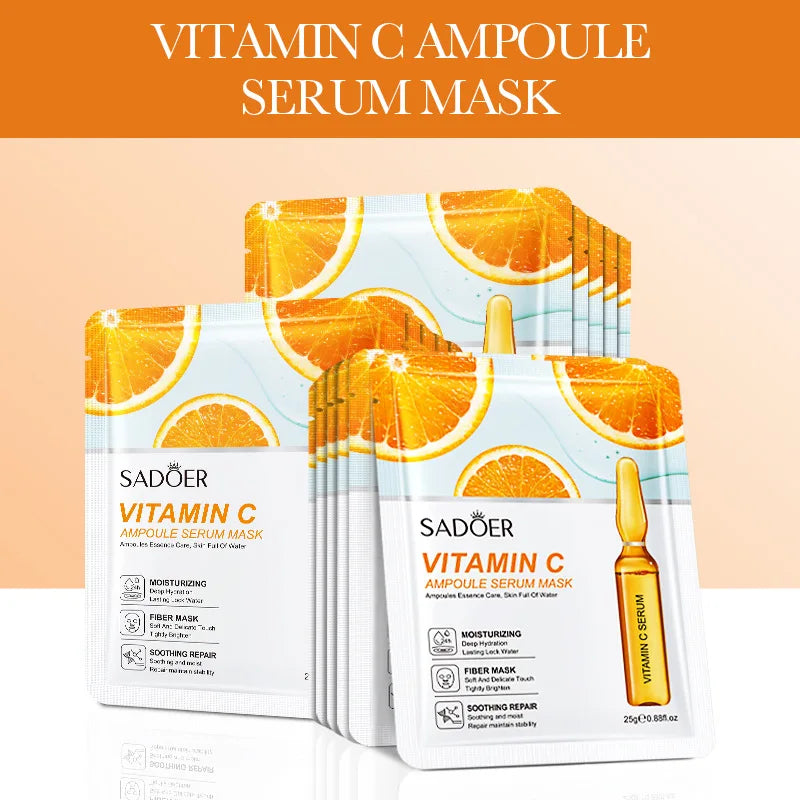15-Piece 24K Gold Hyaluronic Acid Face Mask Set
