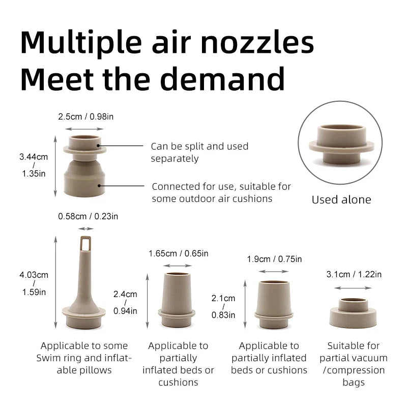 Electric Air Pump Wireless Inflator Deflator