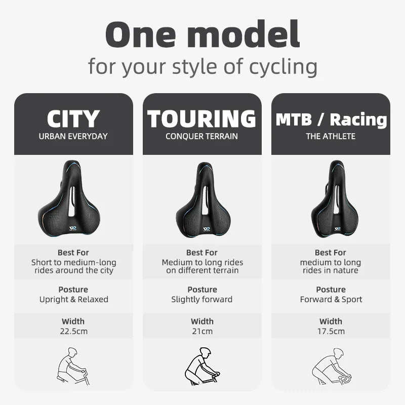 Shockproof Bike Saddle
