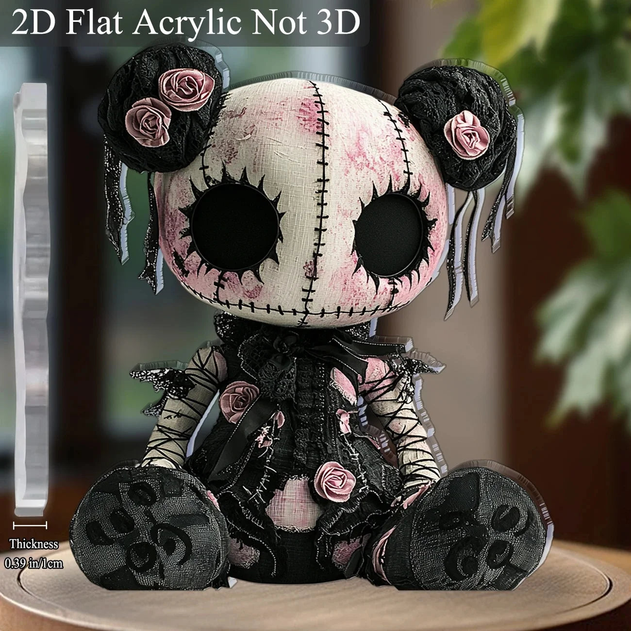 Gothic Horror Doll Wall Art Decor