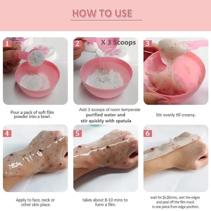 Luxurious 650g Soft Hydro Jelly Mask Powder - Anti-Aging, Brightening