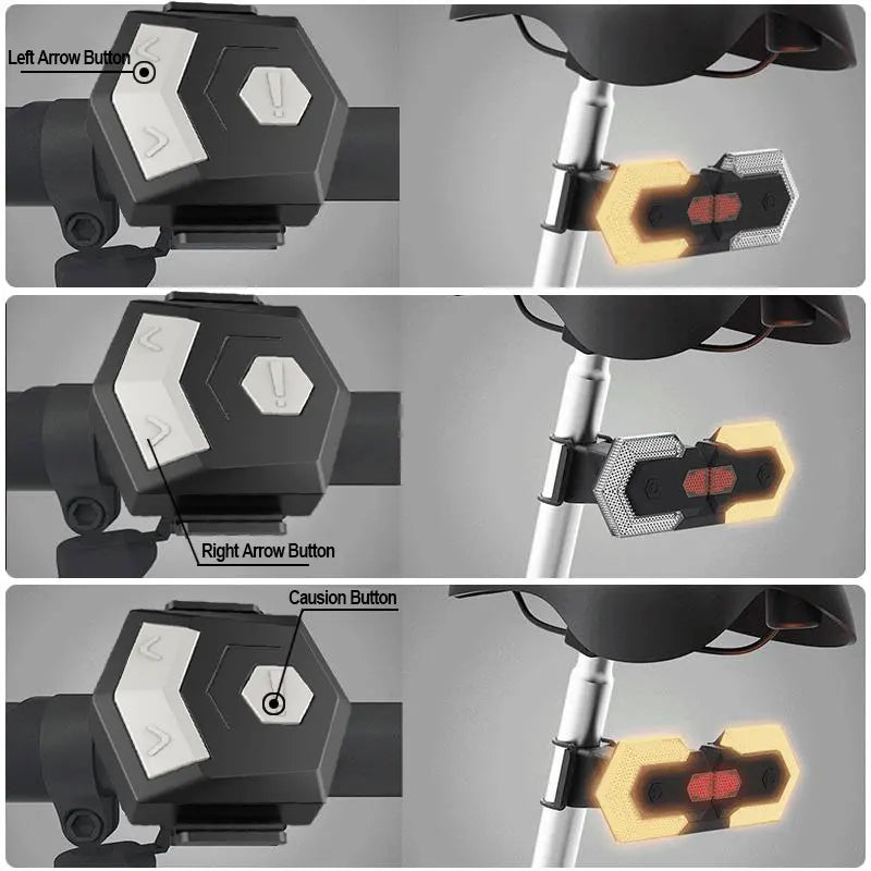 1 Set Turn Signals for Bicycle Front Rear Light