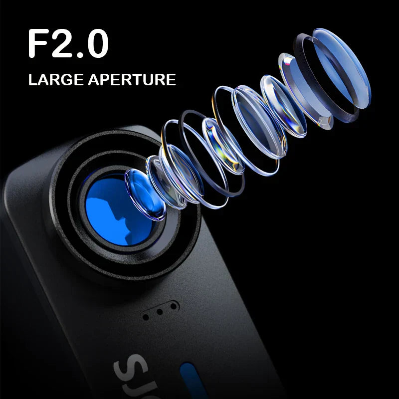 4K Action Camera EIS Stabilization Black