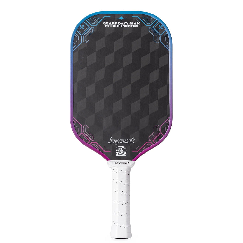 18K Raw Carbon Fiber Thermoformed Pickleball Paddle – 14mm Foam Core