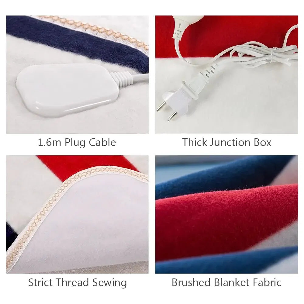 Electric Blanket with Striped Printing
