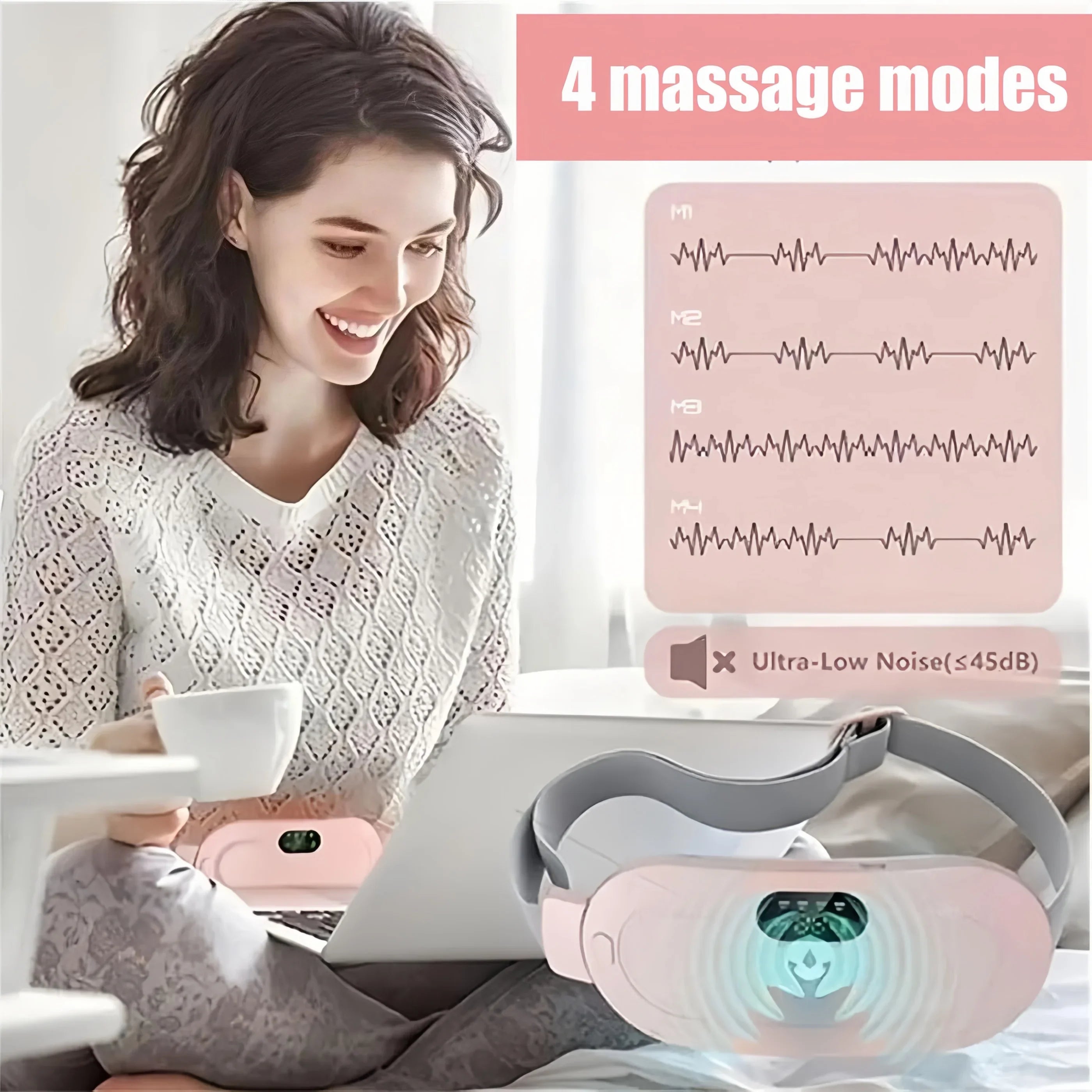 Heated Massage Warming Palace Belt Pink
