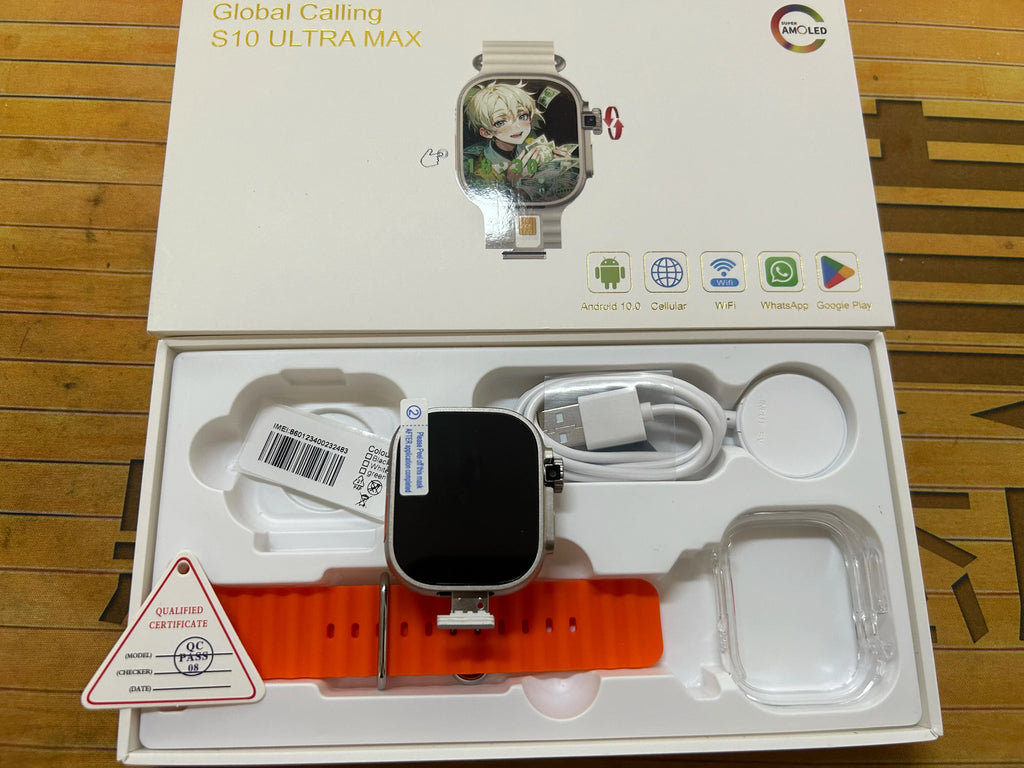 Android Smartwatch Rotary Camera Orange