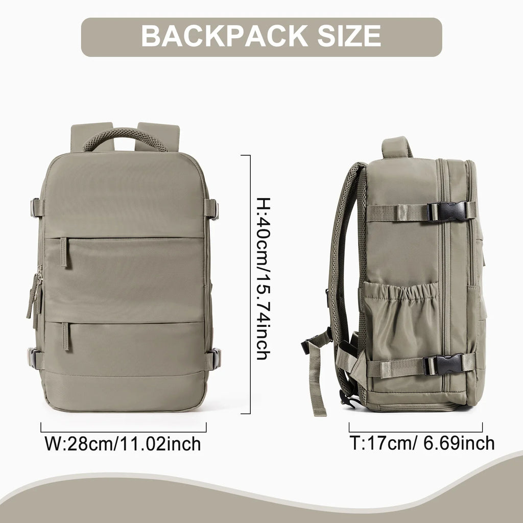 Waterproof Laptop Backpack Grey