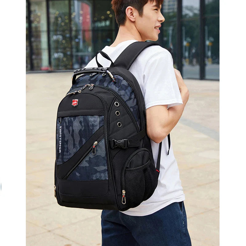 Waterproof Anti-Theft 17-Inch Laptop Travel Backpack