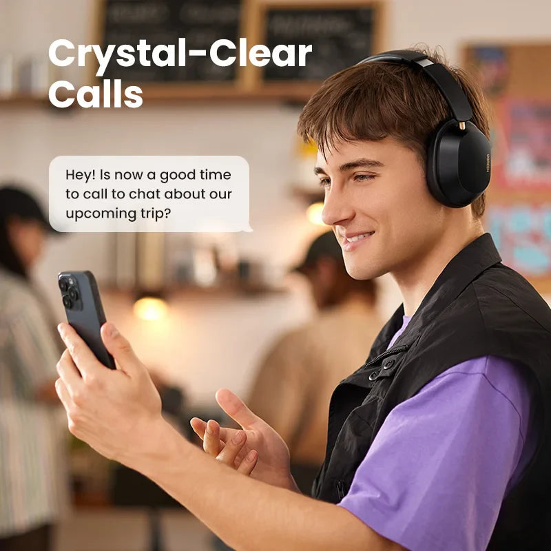 Wireless Bluetooth Over-Ear Headset Black