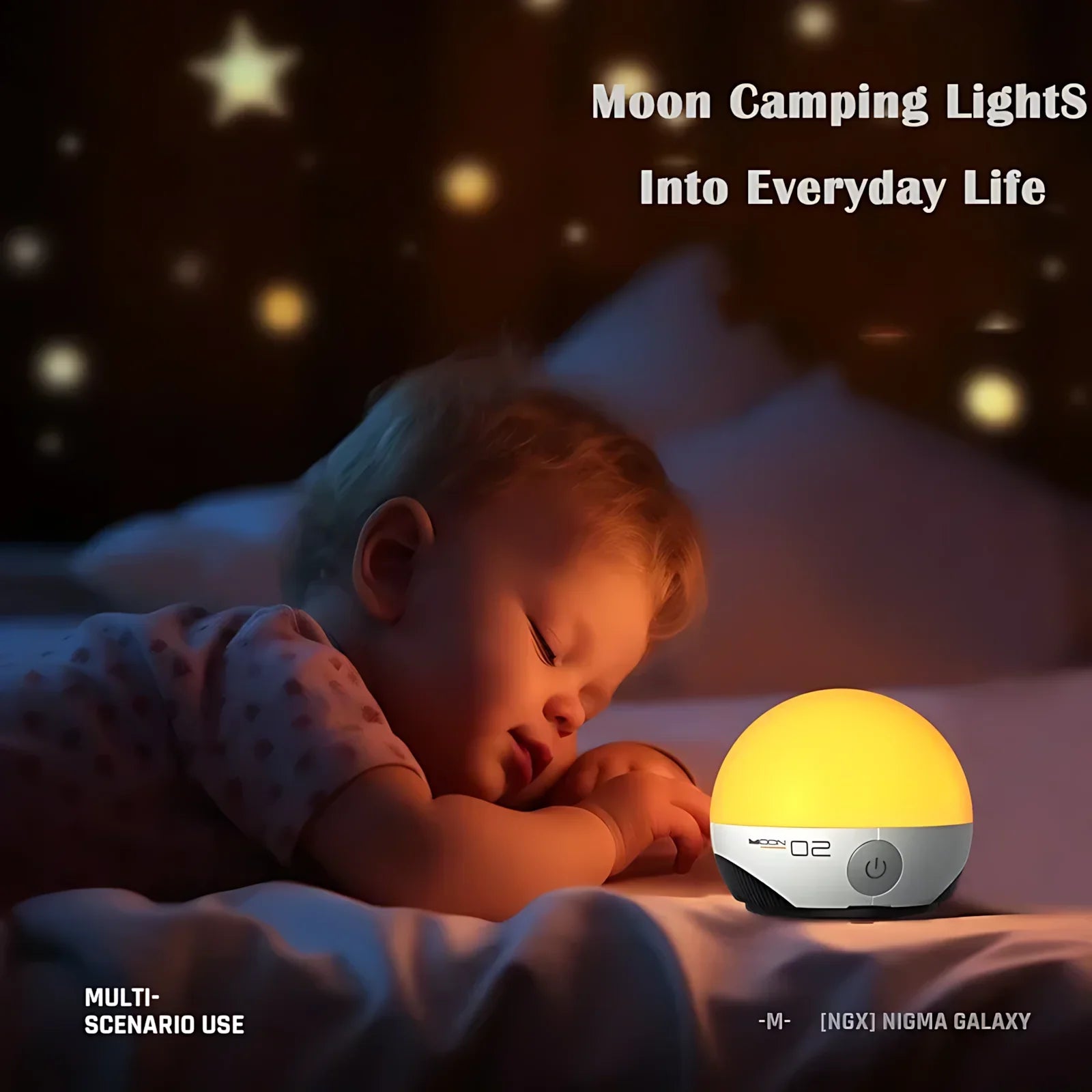 Portable 5200mAh RGB Rechargeable Camping Lantern – Waterproof LED Light with Magnetic Base