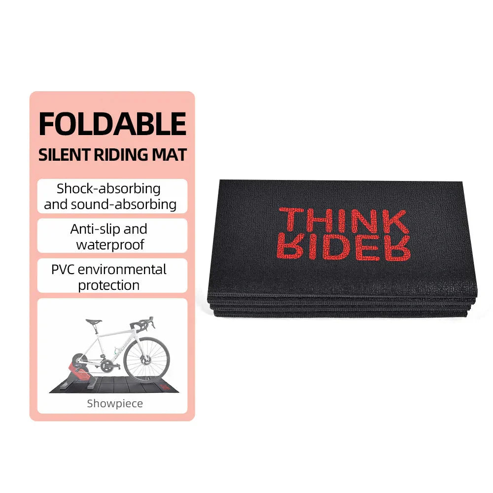 PVC Silent Yoga Mat – Anti-Slip, Shock-Absorbing Training Mat Black