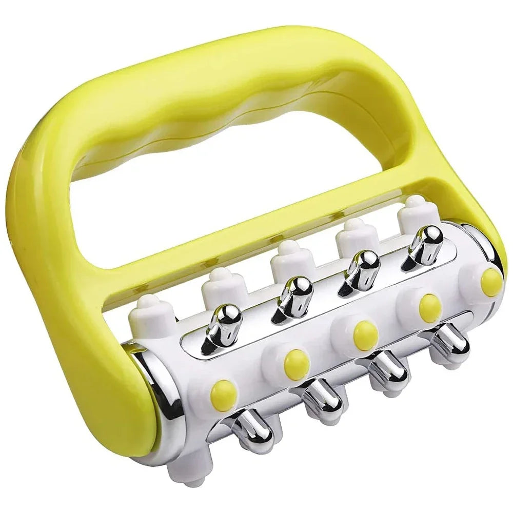 Cellulite Massager Fascia Release Tool Deep Tissue Trigger Point Rolle Yellow