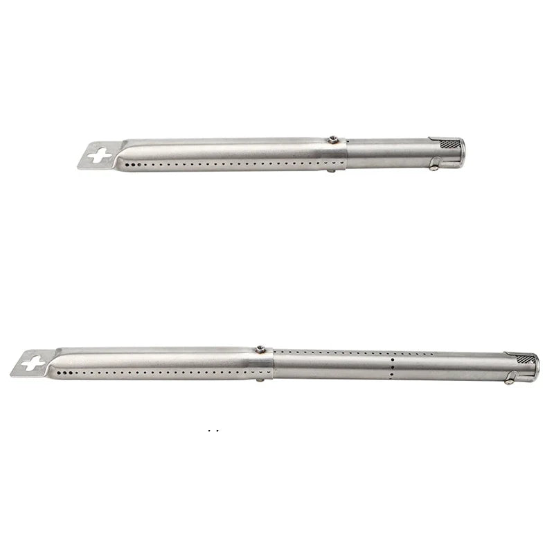 Universal BBQ Grill Tube Burners Set Silver