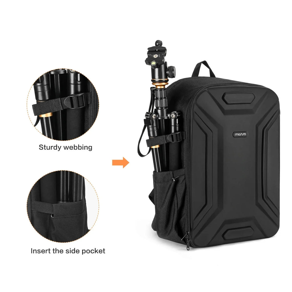 Waterproof Photography Backpack Black