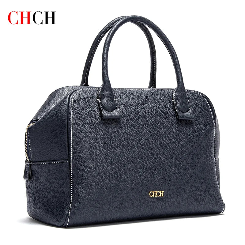 Women's Crossbody Pillow Bag with Wide Strap (Deep Blue)