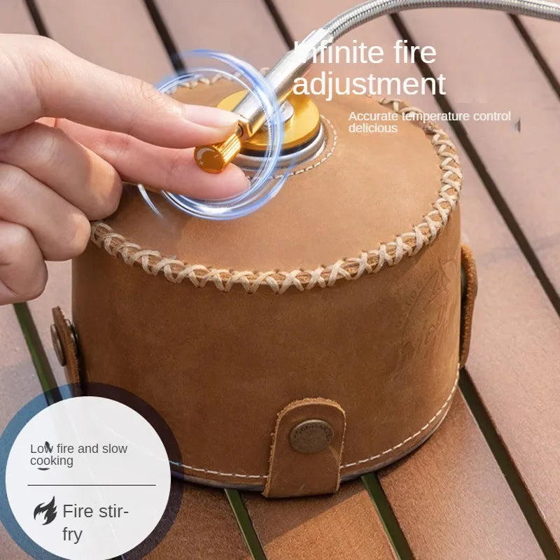 20000W 7-Core Camping Gas Stove Yellow