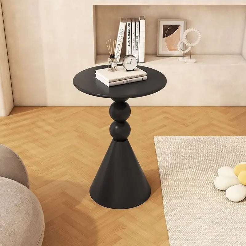 Black Style Iron Art Side Table