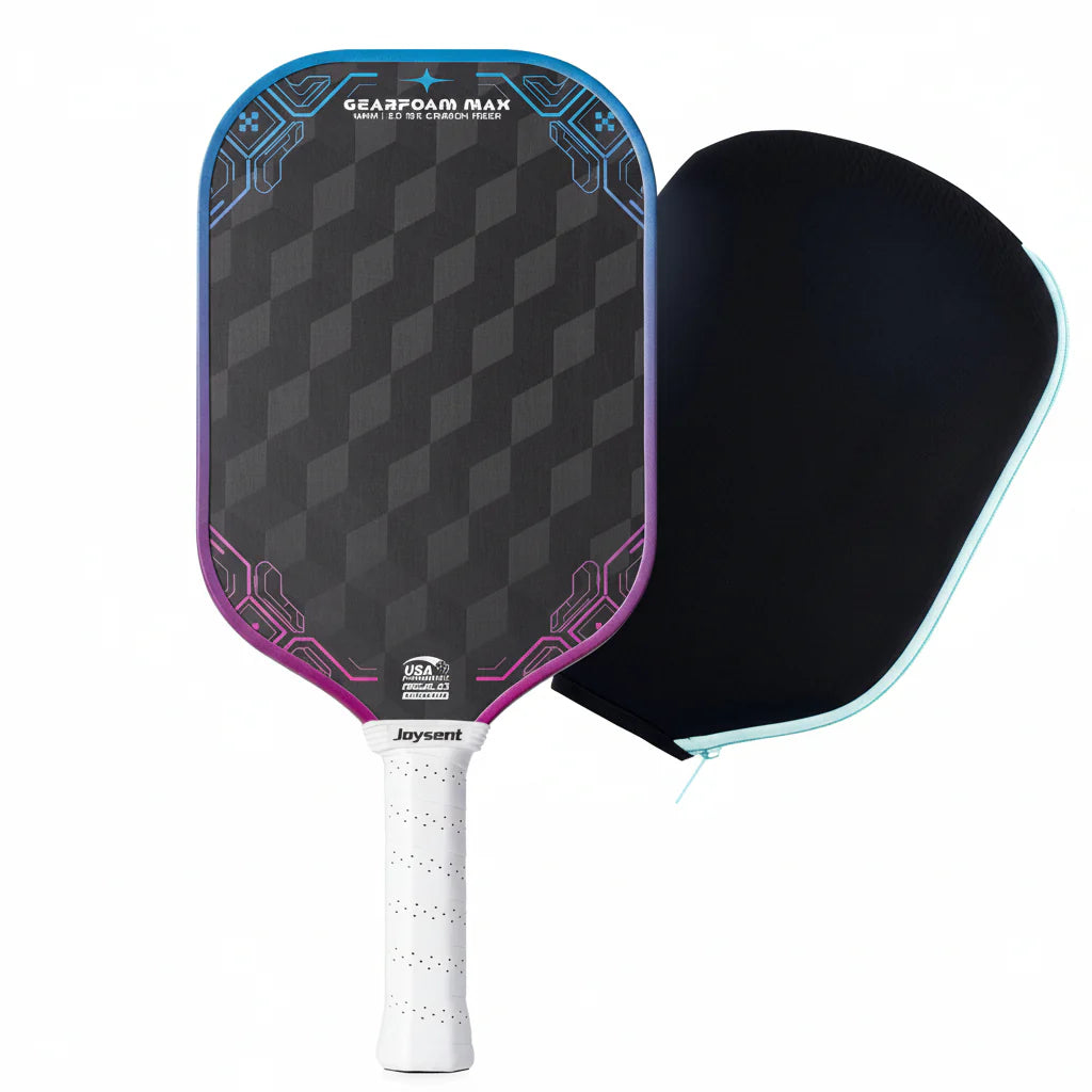 18K Raw Carbon Fiber Thermoformed Pickleball Paddle – 14mm Foam Core