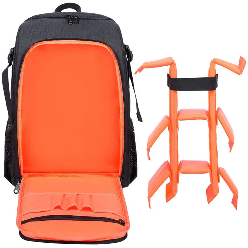 Photography Camera Backpack Orange