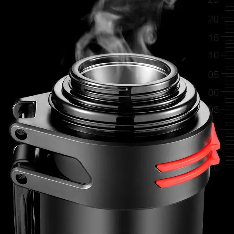 2000ML Thermos Bottle Black