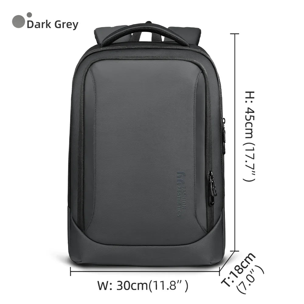 15.6-Inch Travel Laptop Backpack Dark Grey
