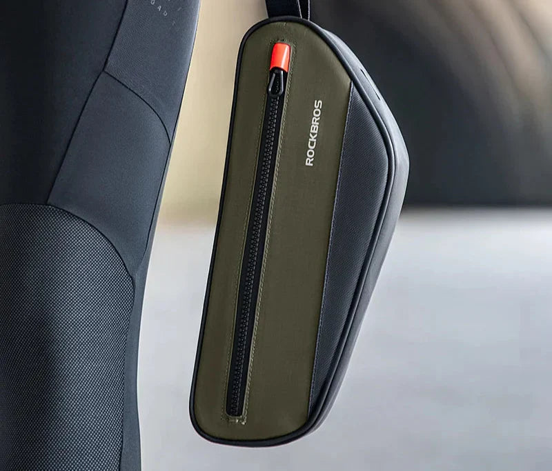 1.7L Bicycle Frame Tube Bag Reflective Green