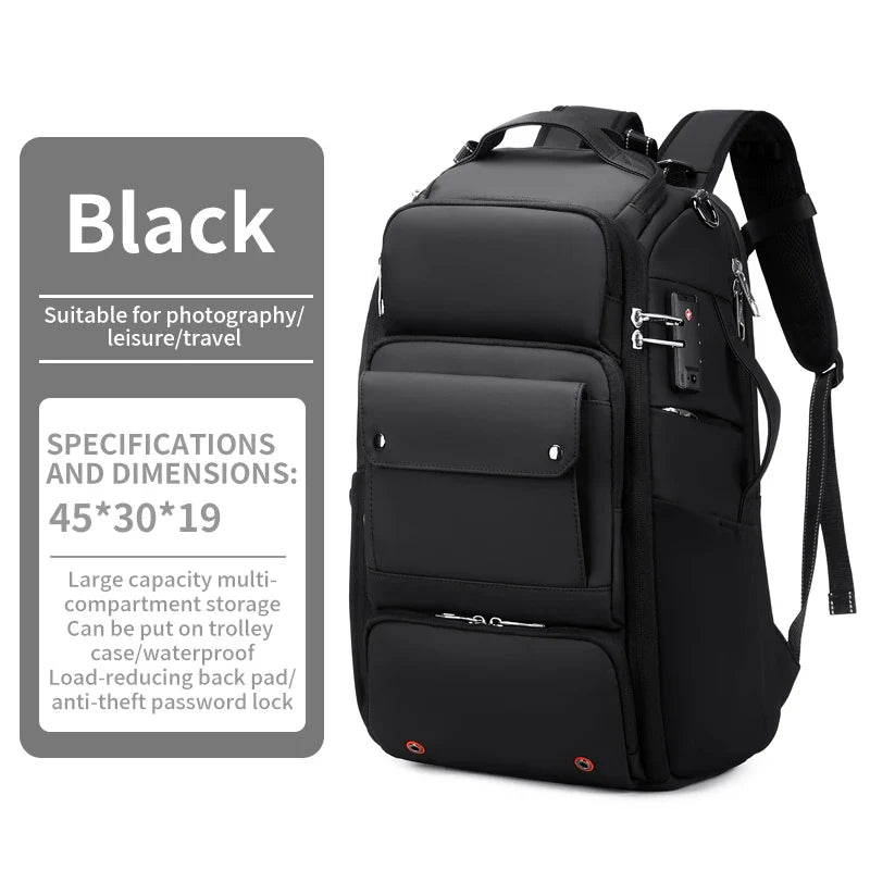 Professional Photography Backpack Black