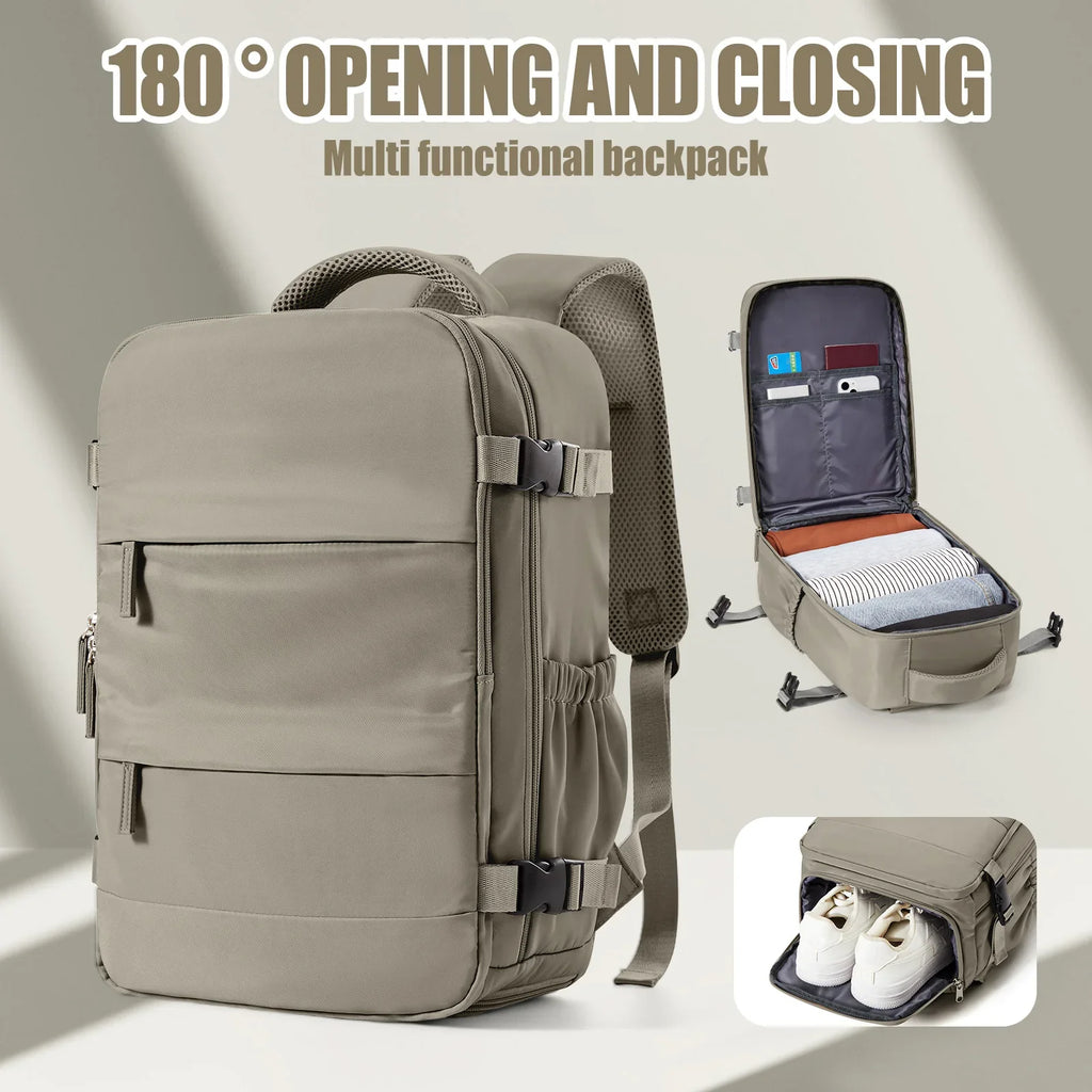 Waterproof Laptop Backpack Grey