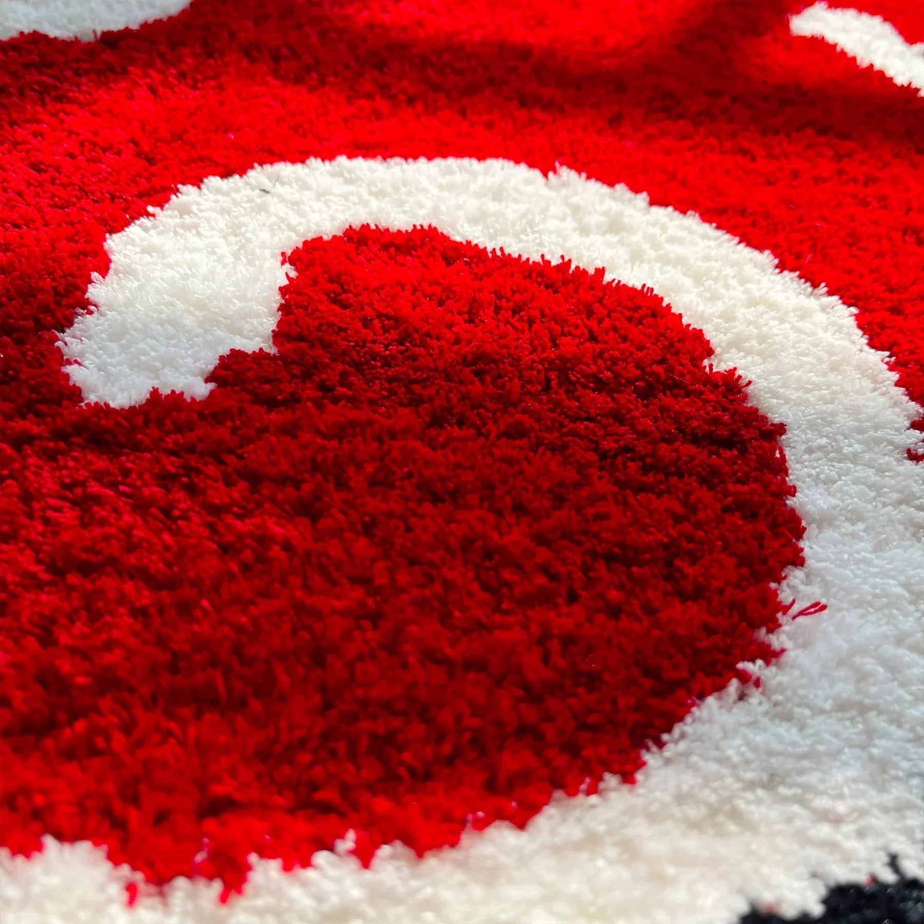 Anime Red Cloud Handmade Doormat - Anti-Slip, Acrylic Tufted Rug for Stylish Home Entryways