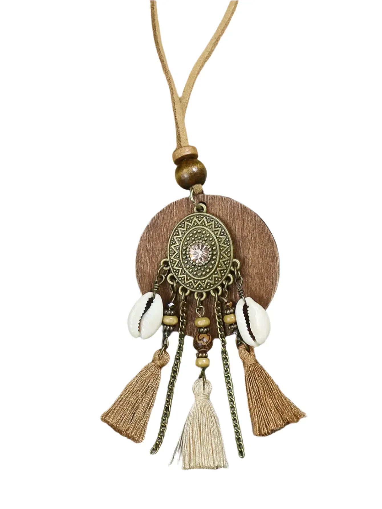 Vintage Tassel Pendant Necklace for Women