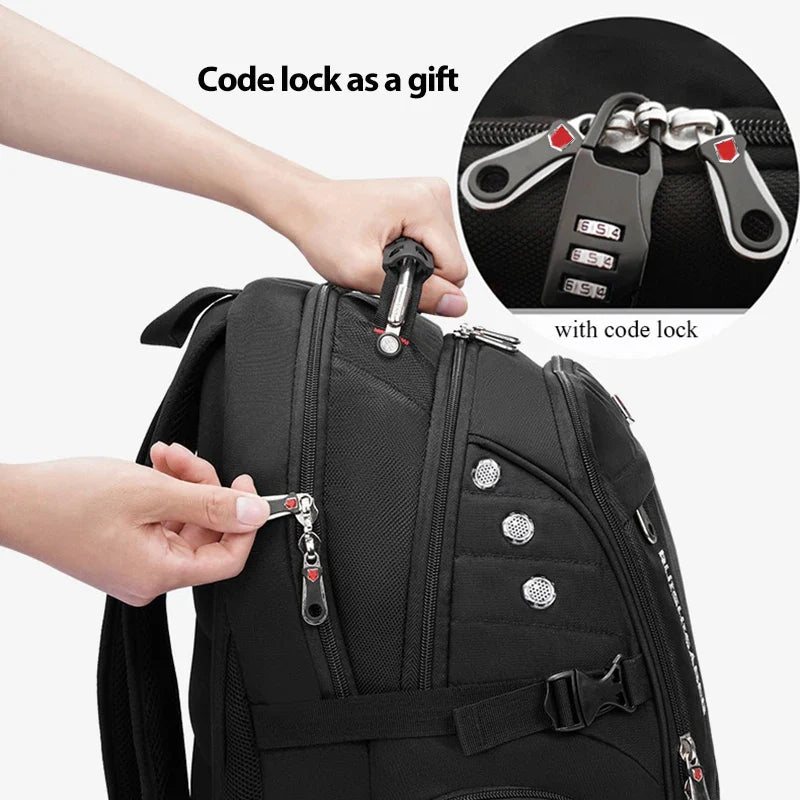 20-Inch Laptop Backpack Black