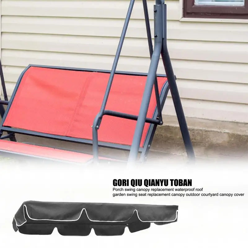 Outdoor Swing Chair Hammock Canopy - Waterproof Roof Canopy Replacement with UV Protection
