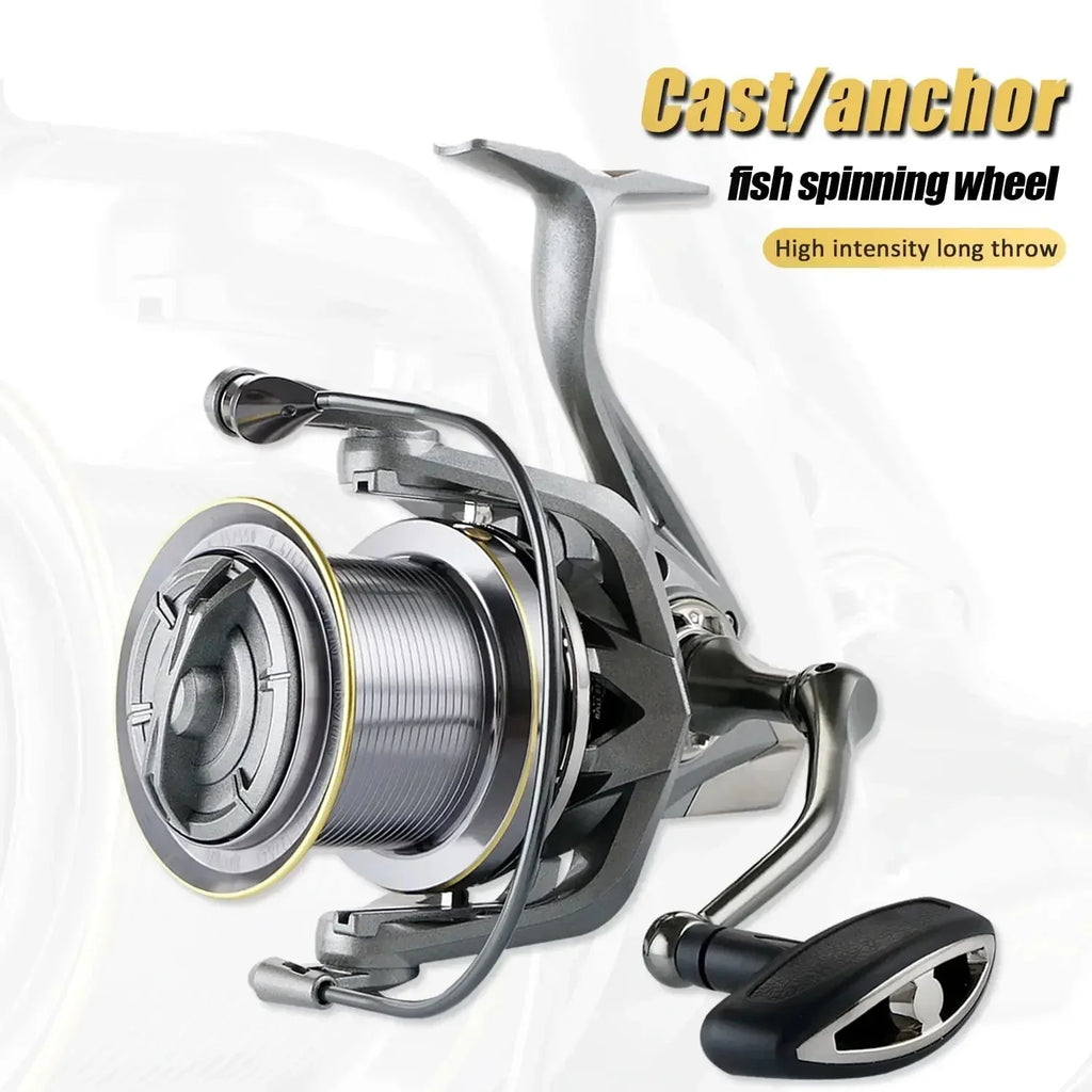 Spinning Fishing Reel 25KG Max Drag 10000 Series Silver