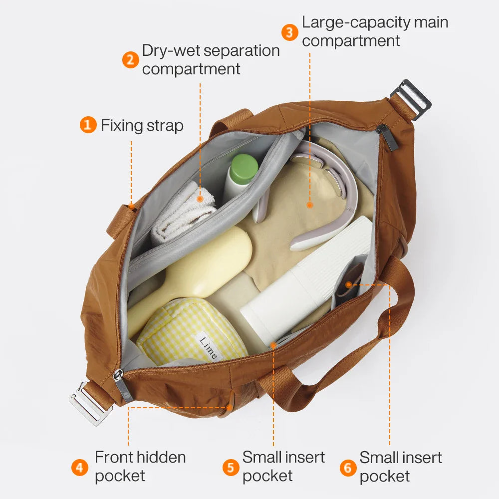 Large Capacity Foldable Travel Duffel Bag