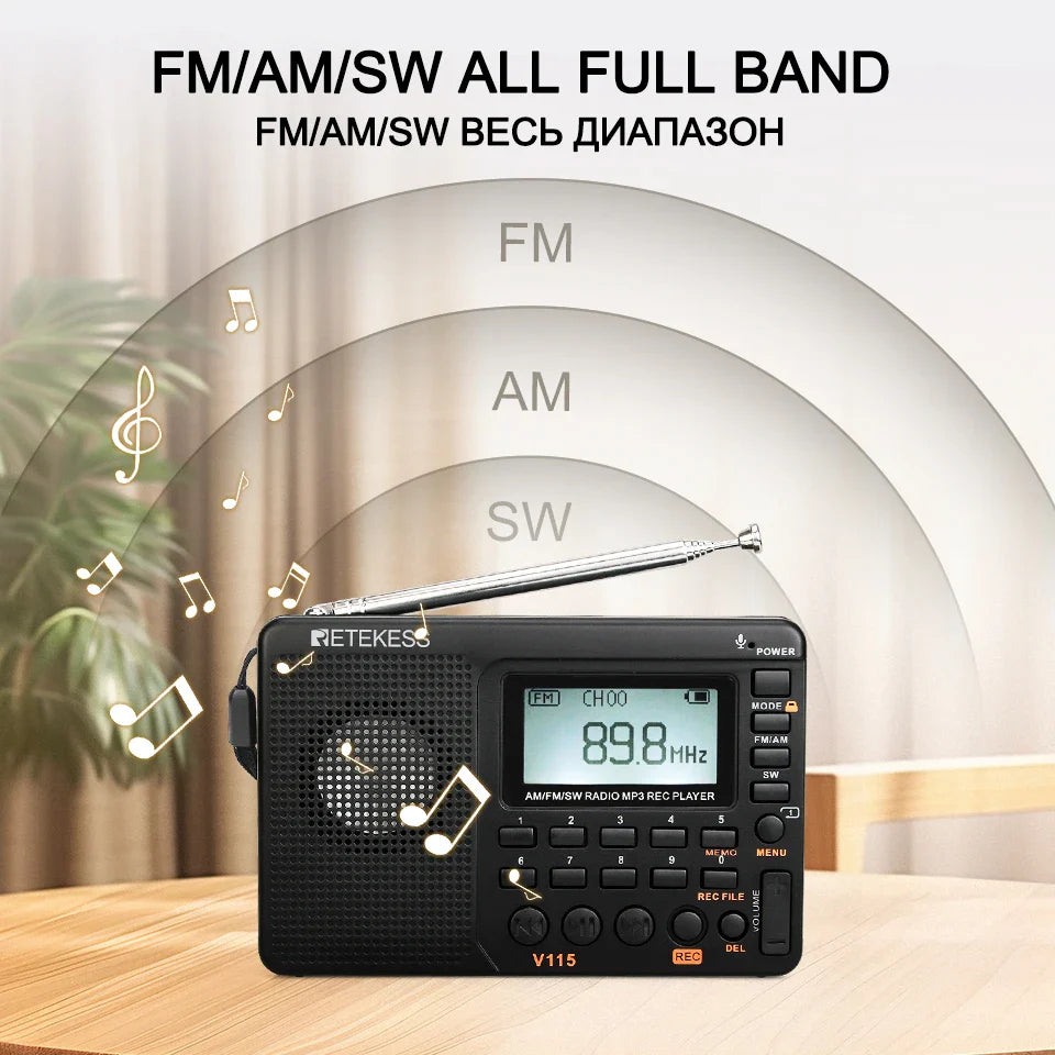 Multi-Band Digital Radio Black